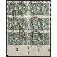1922/1923 Michel 256 - fine used (o) - Block of 6