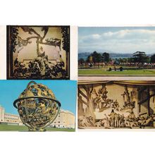 Switzerland Geneve Palais des Nations Cour du Secretariat 4x Postcard s