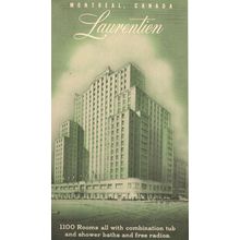Radio's at Laurentian Hotel Montreal Canada Old Official Antique Postcard