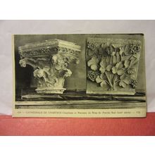 FRISE, CATHEDRALE DE CHARTRES, FRANCE unused antique postcard. =