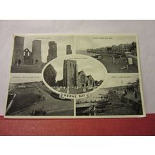 multiview, HERNE BAY, KENT used postcard. by E T W Dennis 1936 pm =