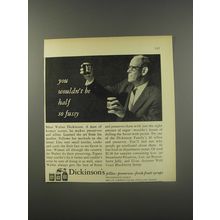 1956 Dickinson's Preserves, Jellies and Fruit Syrups Advertisement
