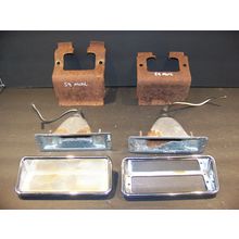 1959 MERCURY FRONT TURN SIGNALS OEM PAIR 2703065 MONTCLAIR MONTEREY PARK LANE
