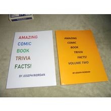 AMAZING COMIC BOOK TRIVIA FACTS! Volumes 1 & 2 $15.00 Includes Shipping!!