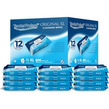 Tenderprotect® Original XL Premium Adult Wipes (600 Ct), Extra-Large 9"X12" Wet