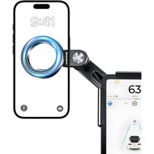 Tesla Phone Mount for Tesla Model Y Accessories 2025, No Glue Required, for Mags