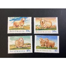 ICOLLECTZONE Australia 1136-1139 sheep farming XF NH