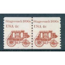 1898A 4c Stagecoach Very Fine MNH Dry Gum CNP Left 3 W0485