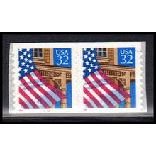 2915A 32c U.S. Flag Over Porch Very Fine MNH CNP Left 87888 11x10 PA1772