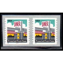3208Av 25c Diner Very Fine MNH CNP Left 22211 SQ PA1944