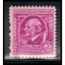 861 3c Ralph Emerson Fine MNH KA2280