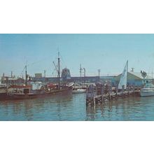 Boat Boats at Galilee Fishing Village Narragansett Rhode Island Postcard