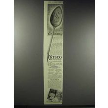 1914 Crisco Shortening Ad - Economy