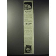 1914 Crisco Shortening Ad - Cream of Cooking Fats