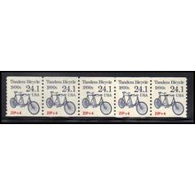 2266 24.1c Tandem Bicycle Very Fine MNH Dry Gum PNC 1/5 X1320