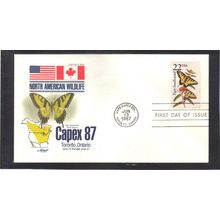 FDC Artmaster 2300 22c Tiger Swallowtail (Cachet-U/A) CV40075