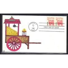 Kir 2261 16.7c Popcorn Wagan Pair 24 of 35 (Cachet-U/A) Box0568