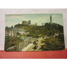 CALTON HILL, EDINBURGH, MIDLOTHIAN unused antique postcard /
