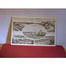 multiview, WESTON-SUPER-MARE, SOMERSET used vintage postcard 1952 pm =