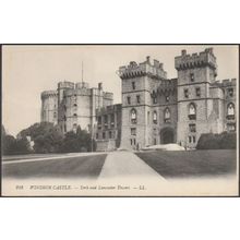 York and Lancaster Towers, Windsor Castle, Berkshire, c.1910 - Lévy Postcard