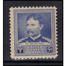 877 5c Dr. Walter Reed Fine MNH U2384