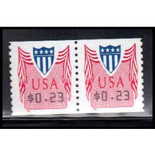 CVP33 23c Shield Very Fine MNH Pair PA5039