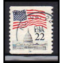 Used 2115 22c U.S. Flag Fine CNS 14 PA6965