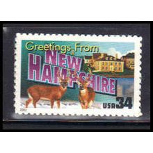 3589 34c New Hampshire Fine MNH V2736