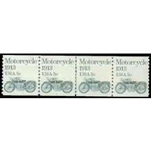 1899 5c Motorcycle Very Fine MNH Dry Gum PNC 1/4 G0136