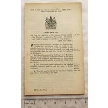 1922 Act of Parliament: improvements Aberdeen Corporation