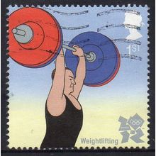GB 2009 Olympic & Paralympic Games (1st Issue) - Weightlifting 1st Used