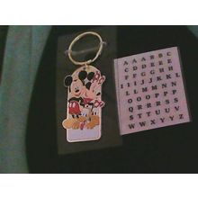 Walt Disneyland Resort Keychain Charm Mickey Minnie Pluto