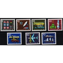 Germany. 1965 Set(8) S.G.1389/1395 Unmounted Mint
