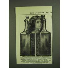 1907 Hall's Hair Renewer Ad - Falling Hair By Germ