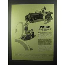 1920 Paige Motor Car Ad - The Most Beautiful in America