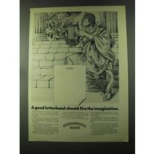 1973 Hammermill Bond Paper Ad - Nero - Fire Imagination