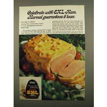 1975 Hormel EXL Ham Ad - Celebrate With
