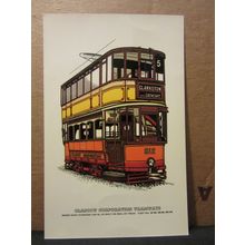 GLASGOW CORPORATION TRAMWAYS.. reproduction card no 16 TRAMCYCLOPEDIA set =