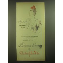 1945 Charles of the Ritz Revenescence Cream Ad - Aye conscioius?