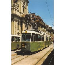 Bern 715 Swiss Switzerland Wabern 9 Bus Tram Postcard