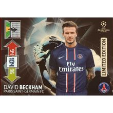 Panini XL Adrenalyn Champions League 2012-13 DAVID BECKHAM PSG Limited Edition