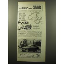1960 Saab Cars Advertisement - It's true about Saab
