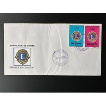 Guinée 1992 Mi. 1374 - 1375 FDC 1er jour Lions Club International 75 ans