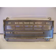 1964 65 CHRYSLER IMPERIAL HEATER A/C CONTROL BEZEL OEM #24226637 LEBARON CROWN