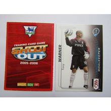 Tony Warner - Fulham - Shoot Out 2005 2006 Magic Box Football Card (EF1)