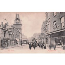 Soldiers Hand Signed Message Billiards Hall High Street Wandsworth Postcard