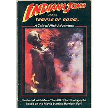 INDIANA JONES & THE TEMPLE OF DOOM 1984 1st Edition storybook