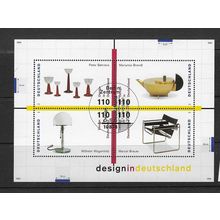 GERMANY 1998 CONTEMPORAY DESIGN SOUVENIR SHEET 1st SERIES USED SG MS2865