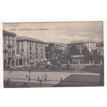 Piazza Paleocapa e Via Montenotte Savona Postcard Italy
