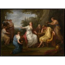 The_Sorrow_of_Telemachus_MET_DP169392 Poster Canvas Movie Film Print A0 A1 A2 A3